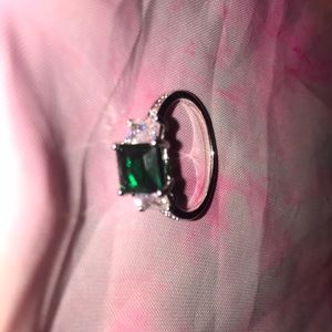 A emerald ring